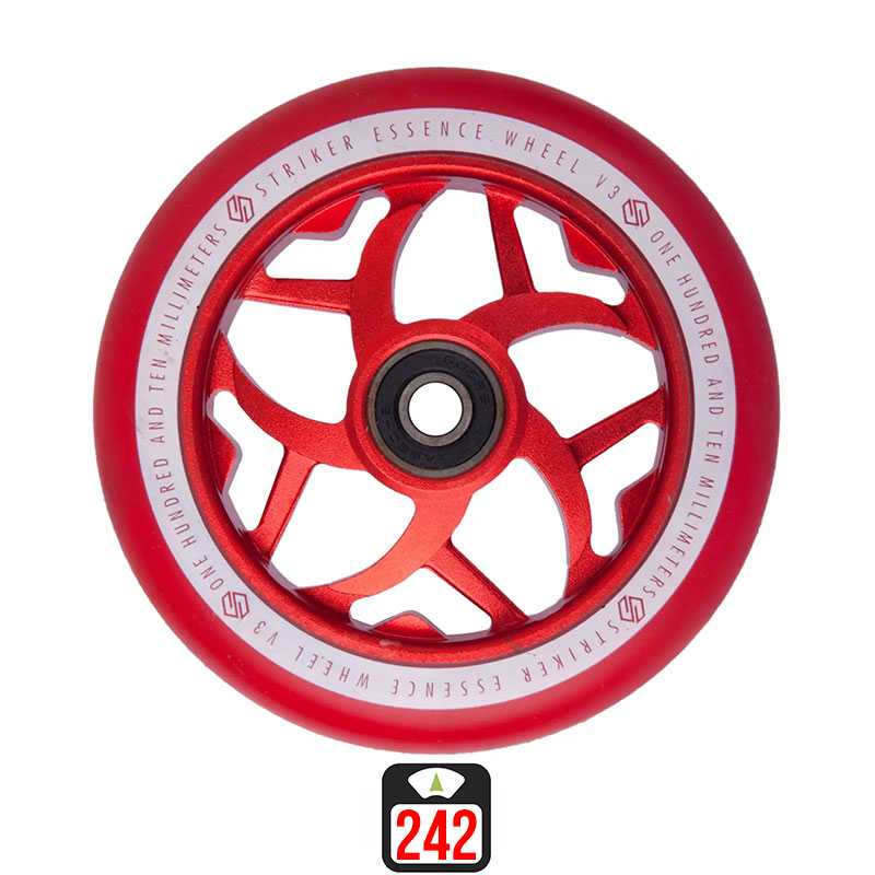 Striker Essence V3 110mm red skrejriteņu riteņi, 1 gab.