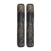 Striker grips black/gold scooter hand grips