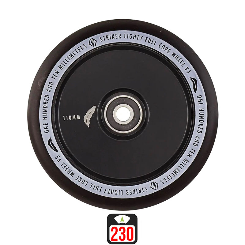 Striker Lighty Full Core V3 110mm black scooter wheels, 1 pcs.