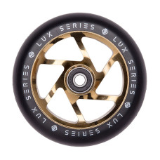 Striker Lux 100mm gold chrome колеса для самокатов, 1 шт.