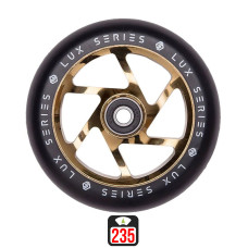 Striker Lux 110mm gold chrome skrejriteņu riteņi, 1 gab.