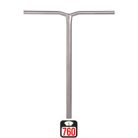 Striker Titanium V2 bend bar 600x560mm raw scooter bar