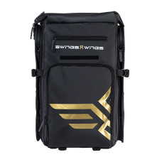 SWINGS Aurum bag black skrituļslidu mugursoma