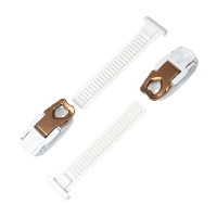 SWINGS Icon buckle with strap set white, 2 gab.