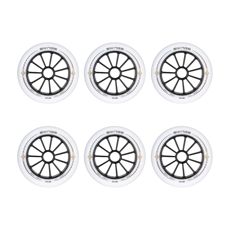 SWINGS One 125mm medium колеса для роликовых коньков, 6 шт.