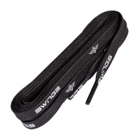 SWINGS waxed superlaces black skrituļslidu šņores