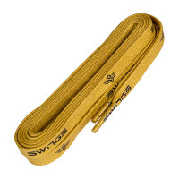 SWINGS waxed superlaces gold skrituļslidu šņores