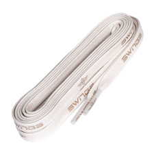 SWINGS waxed superlaces white skrituļslidu šņores
