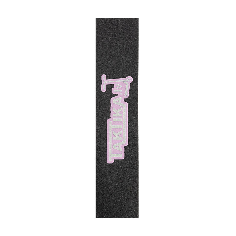 Taktika.lv griptape logo pink scooter griptape