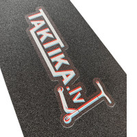 Taktika.lv griptape wide logo 3D scooter griptape