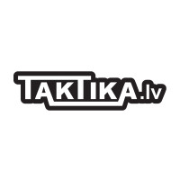 Taktika.lv Logo black L sticker наклейка