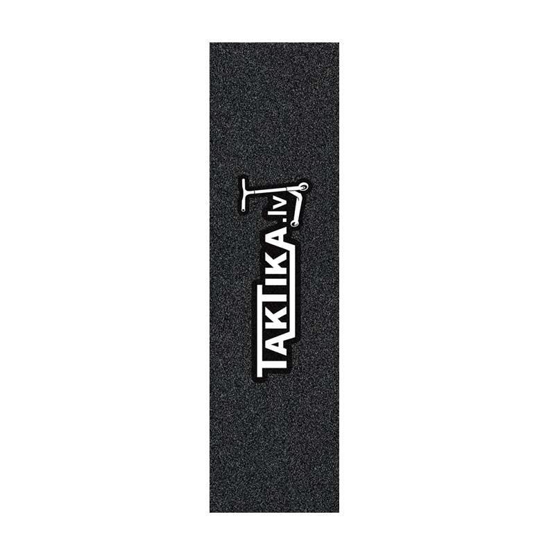 Taktika.lv Logo black V2 scooter griptape