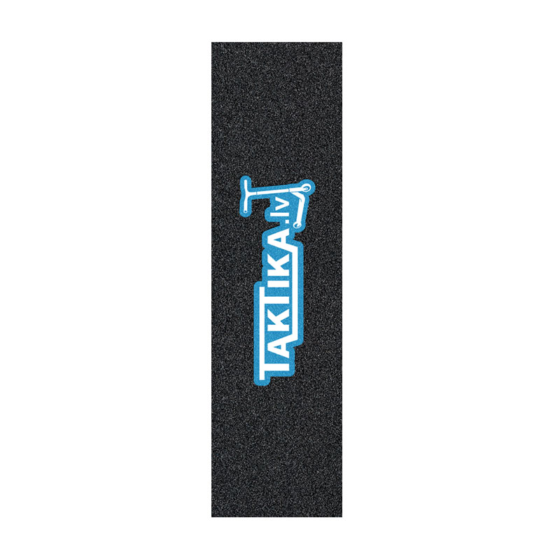 Taktika.lv Logo blue V2 scooter griptape