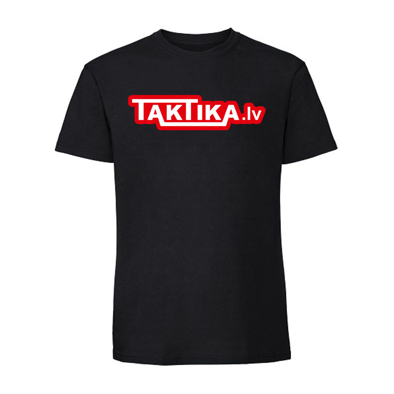 Taktika.lv Logo red/black футболка