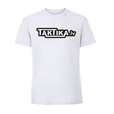 Taktika.lv Logo t-shirt black/white футболка