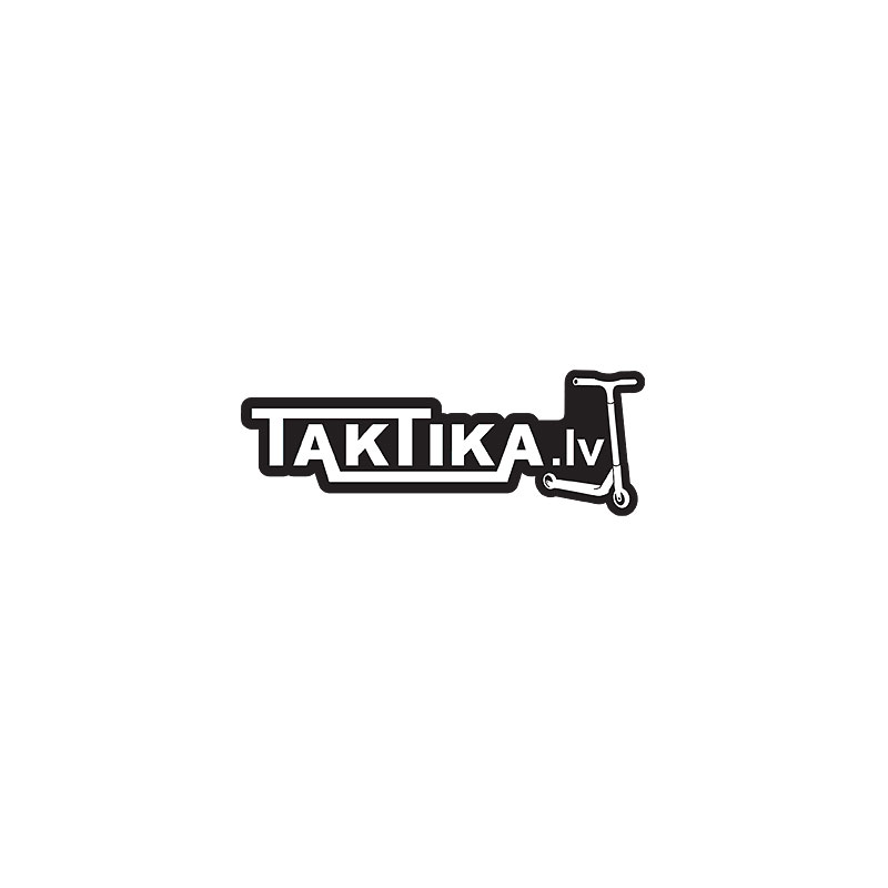 Taktika.lv scooters Logo black S sticker наклейка