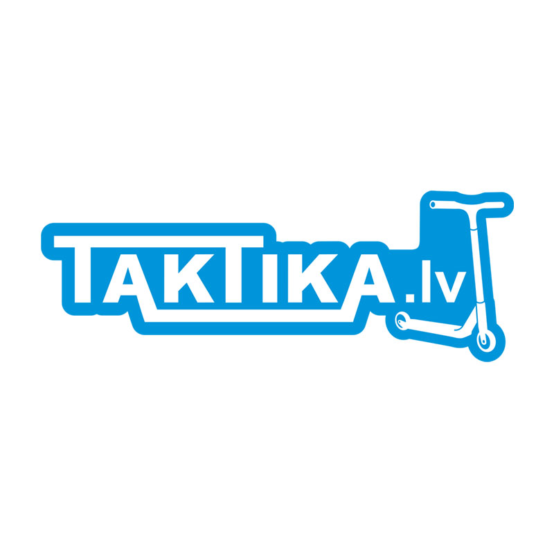 Taktika.lv scooters Logo blue L sticker