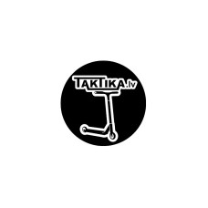 Taktika.lv scooters Round black S sticker наклейка