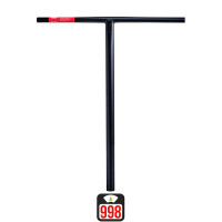 Tilt Rigid bar 710x610mm black skrejriteņu stūre