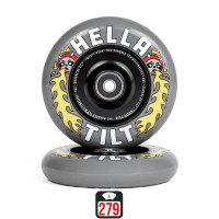 Tilt x Hella Rage 110mm grey skrejriteņu riteņi, 2 gab.