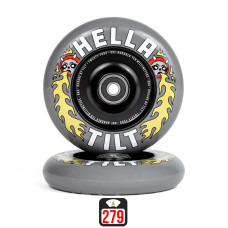 Tilt x Hella Rage 110mm grey skrejriteņu riteņi, 2 gab.