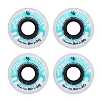 Undercover 58mm/90a white/teal skrituļslidu riteņi, 4 gab.