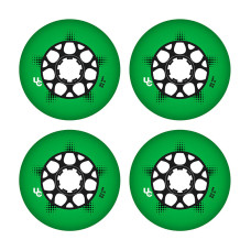 Undercover Team pro 90mm/84A green skrituļslidu riteņi, 4 gab.