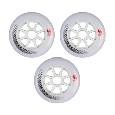 Undercover Vortex 110mm/85a white skrituļslidu riteņi, 3 gab.