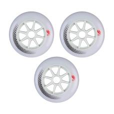 Undercover Vortex 125mm/85a white skrituļslidu riteņi, 3 gab.