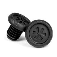 Union bar ends black 17-19mm, 2 pcs.