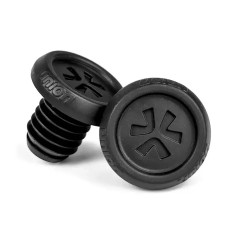 Union bar ends black 17-19mm, 2 pcs.
