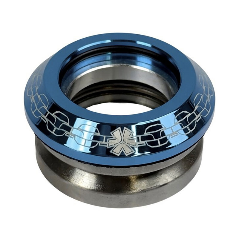 Union Chain headset chrome blue skrejriteņu stūres gultņi