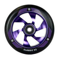 Union Classic V2 110mm black/polished purple scooter wheels, 1 pcs.