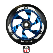 Union Classic V2 110mm chrome blue scooter wheels, 1 pcs.