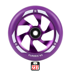 Union Classic V2 110mm polished purple skrejriteņu riteņi, 1 gab.