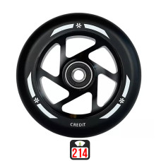 Union Credit V2 100mm black skrejriteņu riteņi, 1 gab.