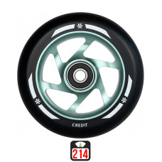 Union Credit V2 100mm blue/black skrejriteņu riteņi, 1 gab.