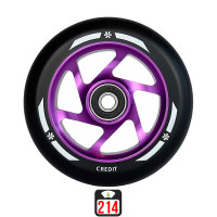 Union Credit V2 100mm purple/black колеса для самокатов, 1 шт.