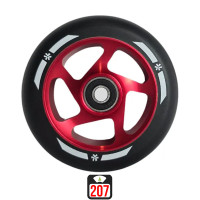 Union Dragon 100mm red/black колеса для самокатов, 1 шт.