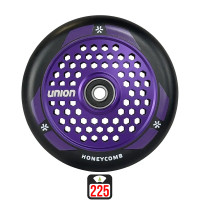 Union Honeycomb 110mm black/purple skrejriteņu riteņi, 1 gab.
