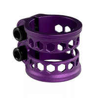 Union Honeycomb clamp 34.9 purple skrejriteņu stūres savilcējs