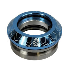 Union Honeycomb headset chrome blue skrejriteņu stūres gultņi