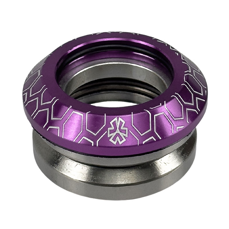Union Honeycomb headset purple skrejriteņu stūres gultņi