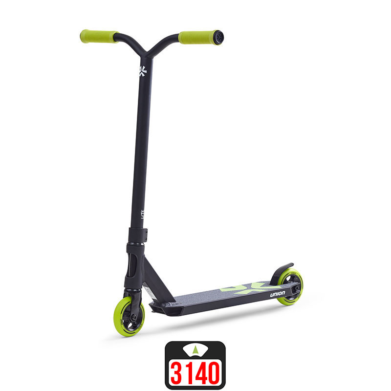 Union Lite XS lime scooter triku skrejritenis