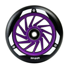 Union Spider 110mm black/purple skrejriteņu riteņi, 1 gab.