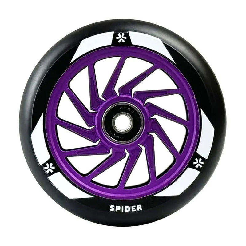 Union Spider 110mm black/purple scooter wheels, 1 pcs.