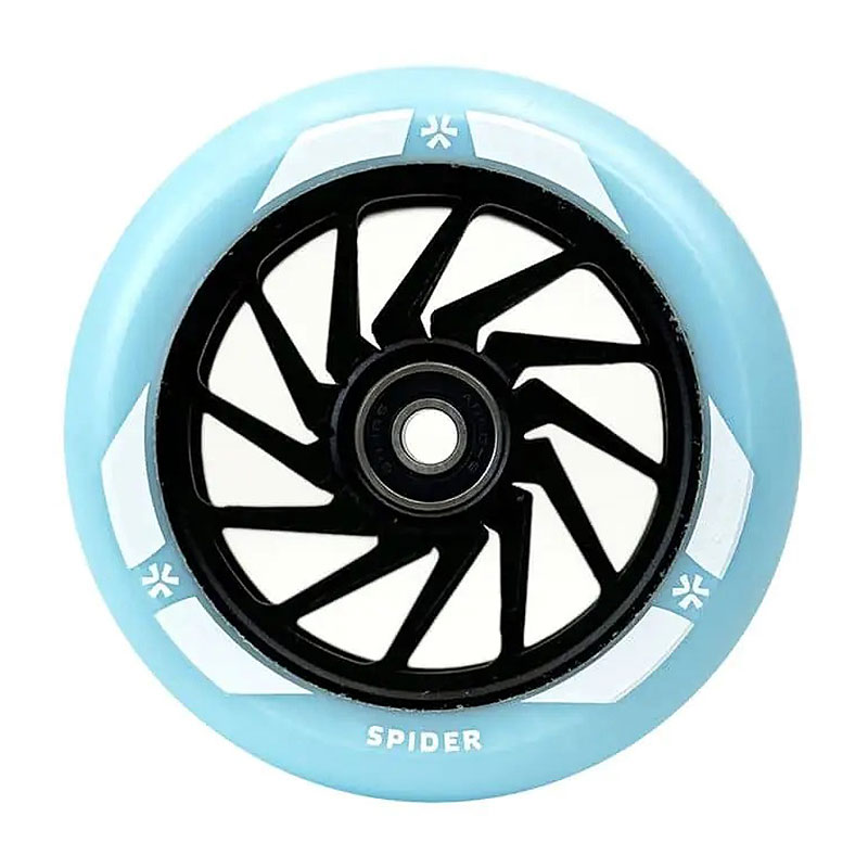 Union Spider 110mm blue/black scooter wheels, 1 pcs.