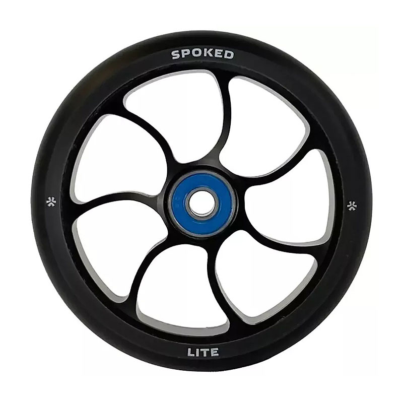 Union Spoked Lite 110mm black/black skrejriteņu riteņi, 1 gab.
