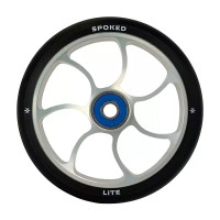 Union Spoked Lite 110mm black/silver scooter wheels, 1 pcs.