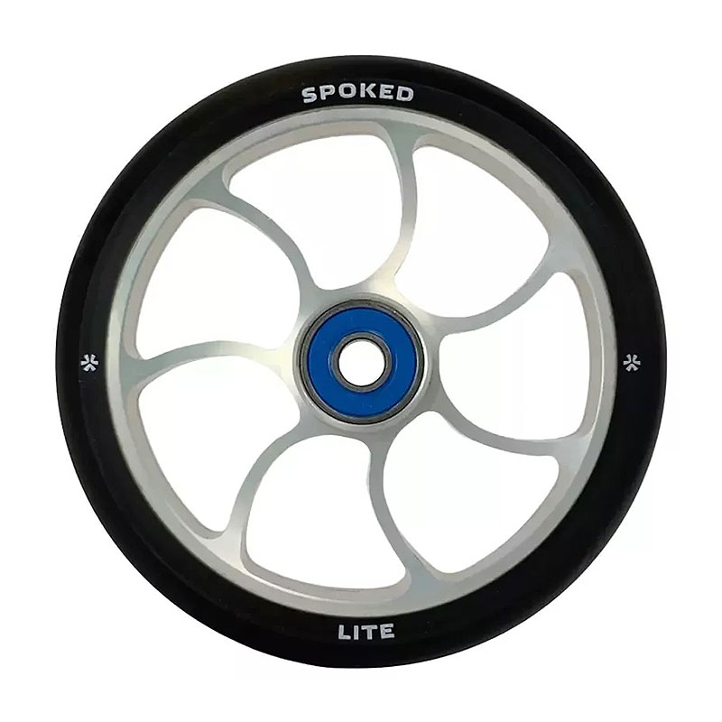Union Spoked Lite 110mm black/silver scooter wheels, 1 pcs.